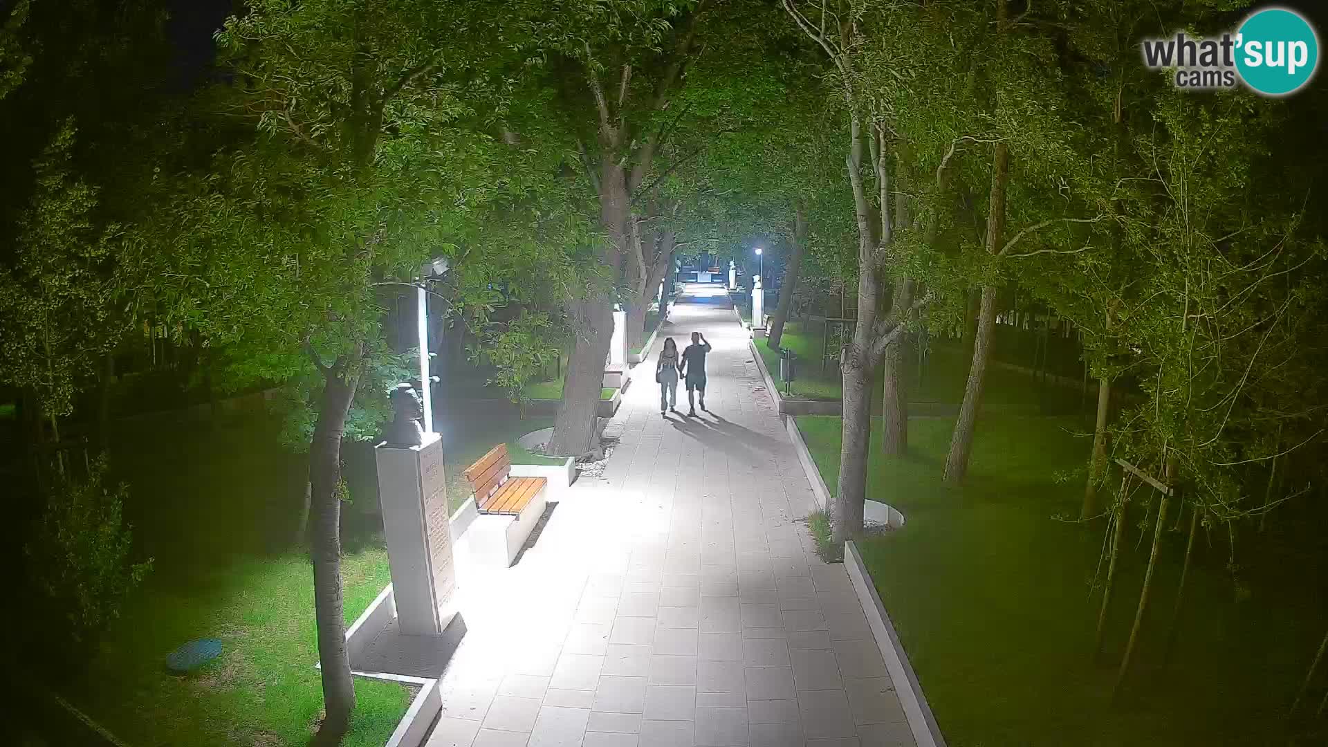 Writers’ Park Webcam Senj – Live by the Sea