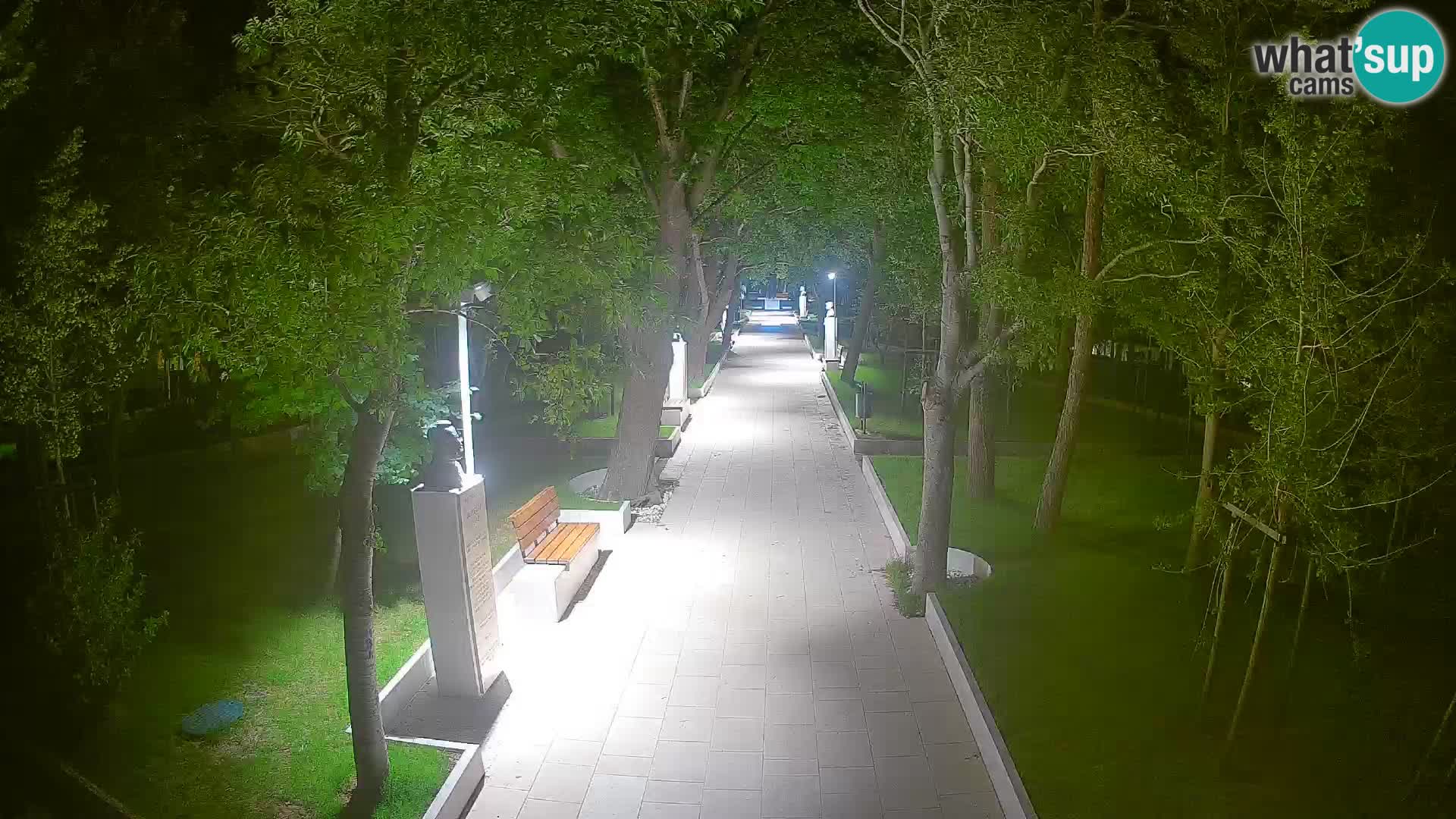 Writers’ Park Webcam Senj – Live by the Sea
