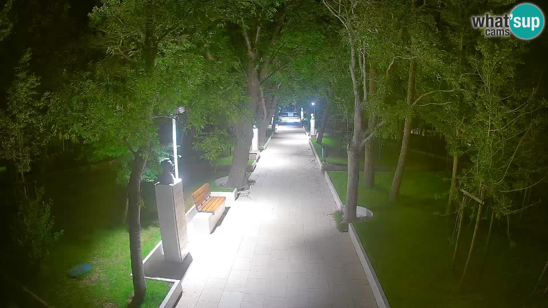 Writers’ Park Webcam Senj – Live by the Sea