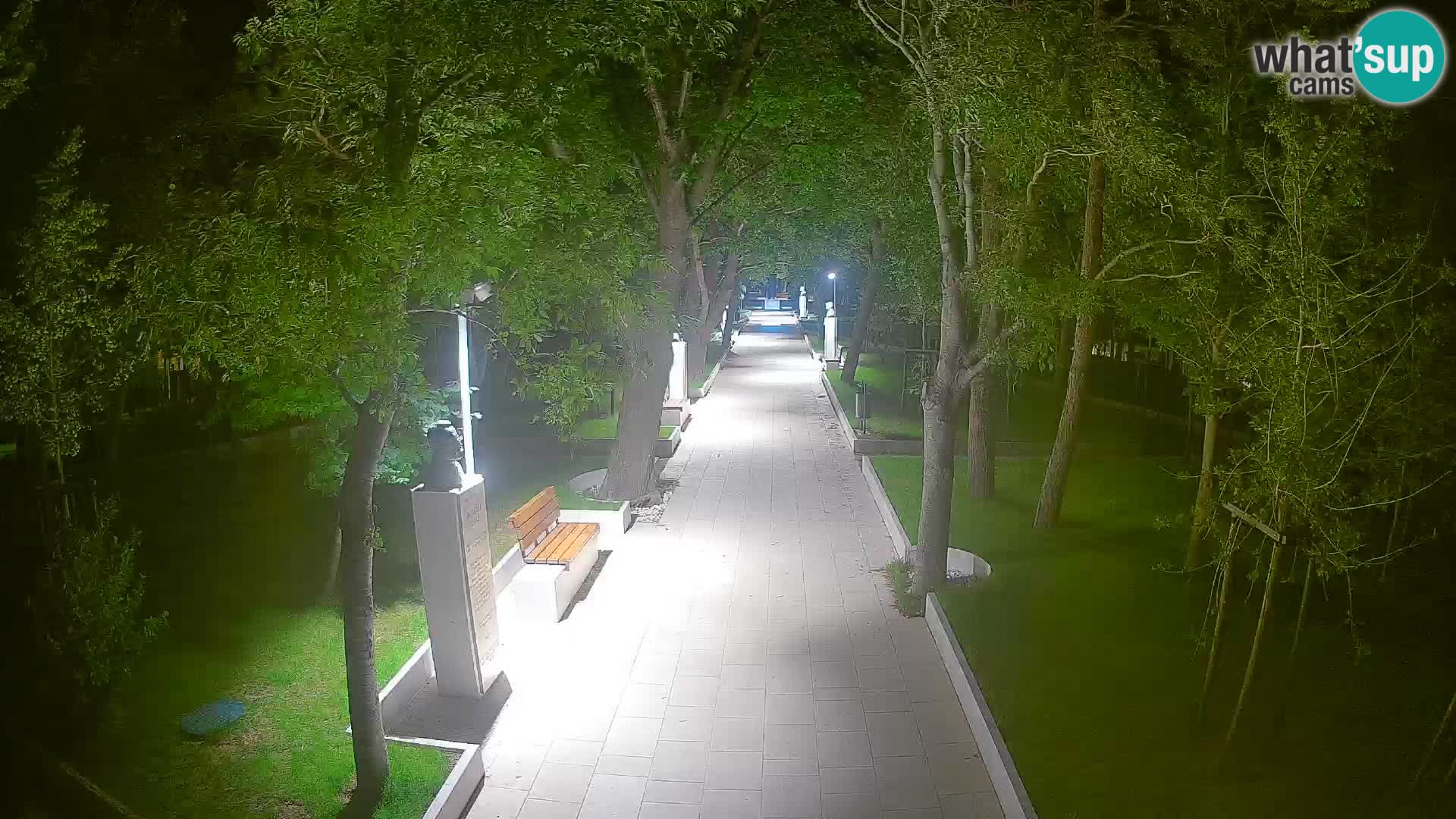 Writers’ Park Webcam Senj – Live by the Sea