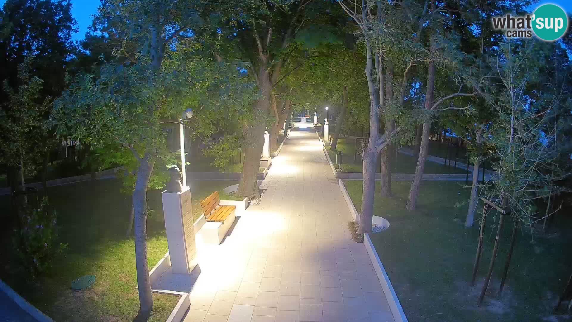Webcam Schriftstellerpark Senj – Live am Meer