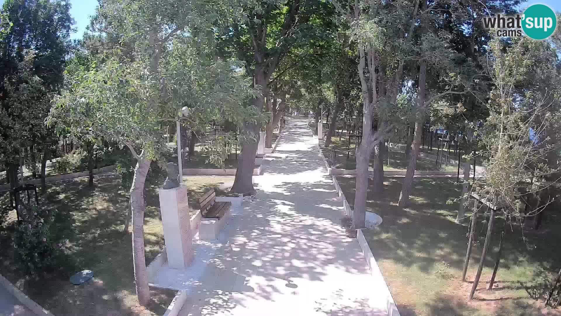 Writers’ Park Webcam Senj – Live by the Sea