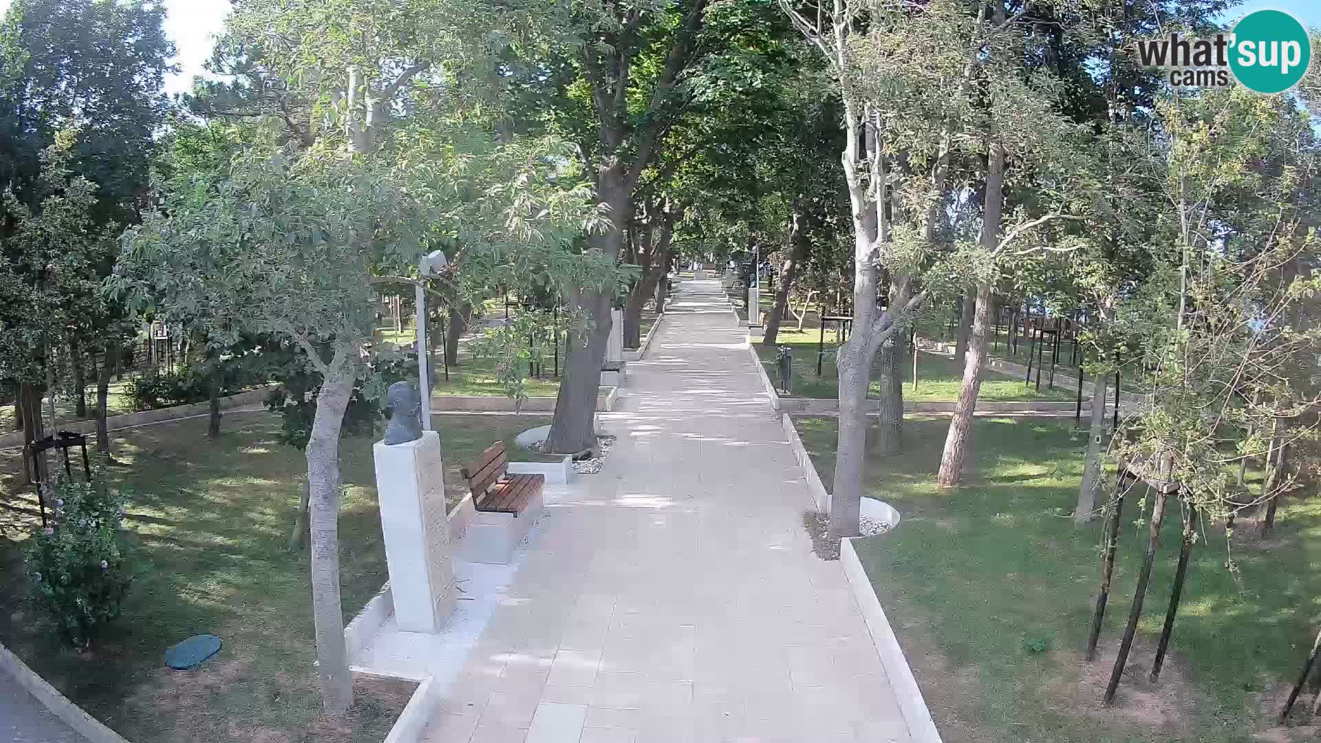 Writers’ Park Webcam Senj – Live by the Sea