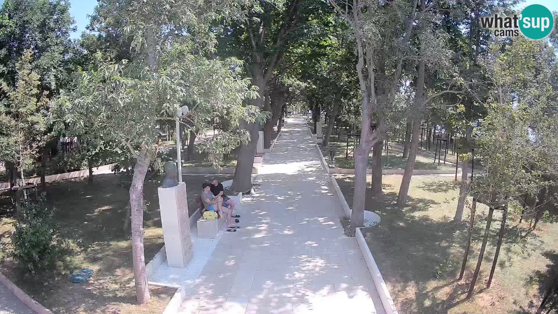 Writers’ Park Webcam Senj – Live by the Sea