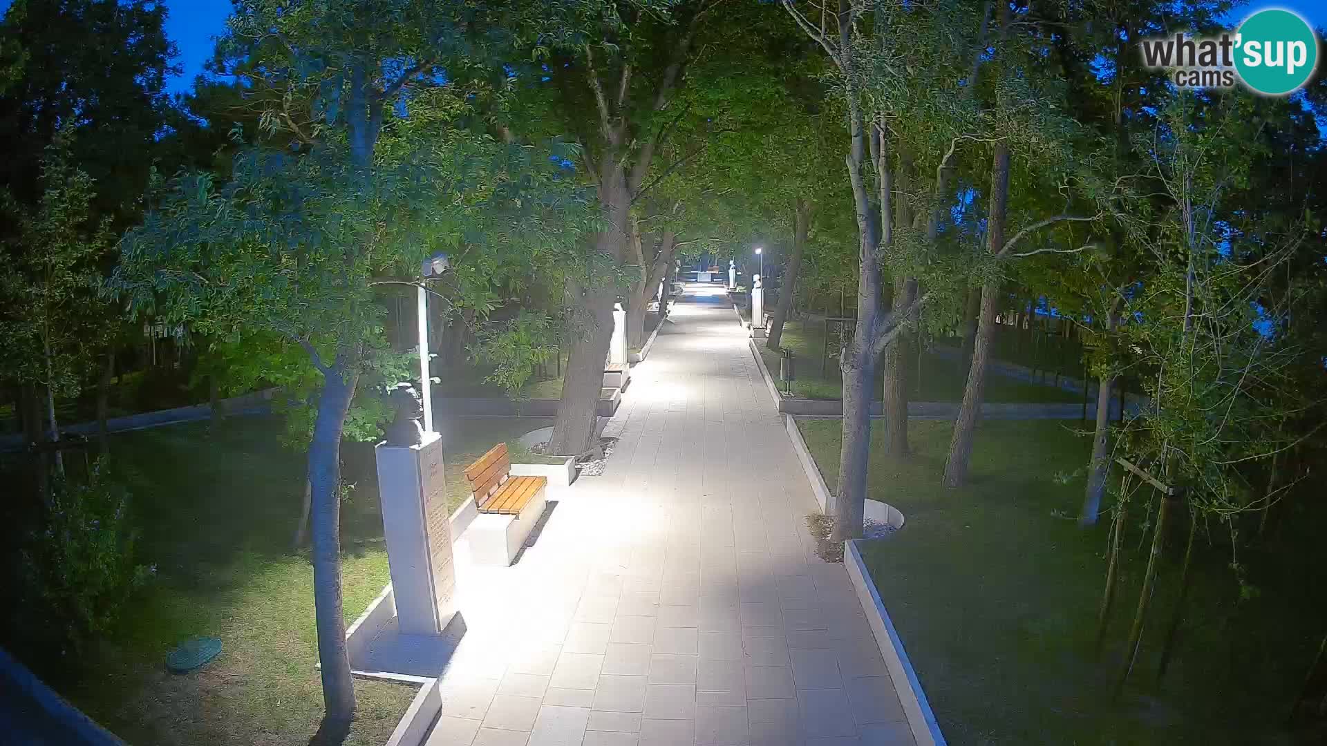 Writers’ Park Webcam Senj – Live by the Sea