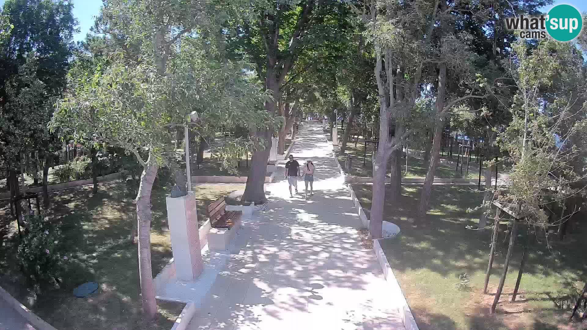 Writers’ Park Webcam Senj – Live by the Sea