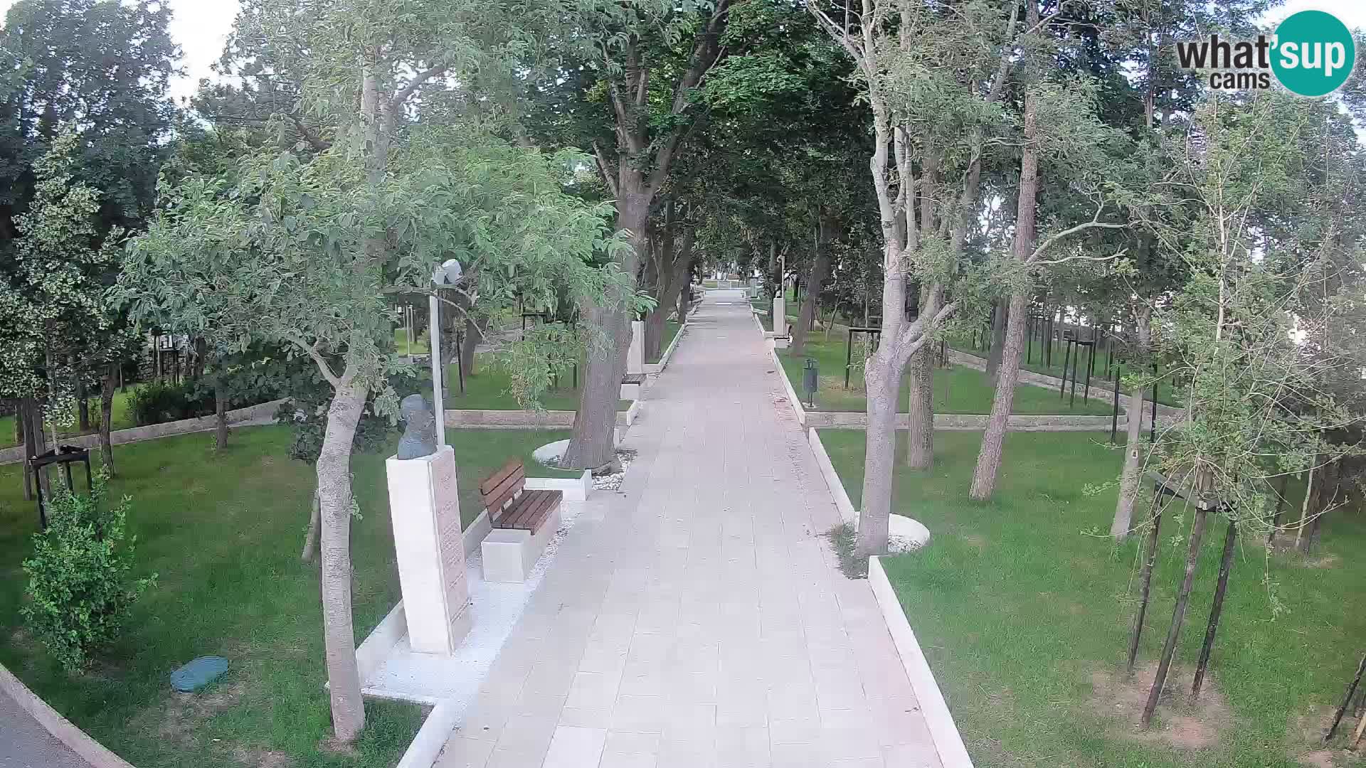 Writers’ Park Webcam Senj – Live by the Sea