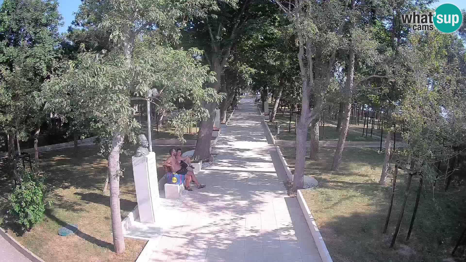 Writers’ Park Webcam Senj – Live by the Sea
