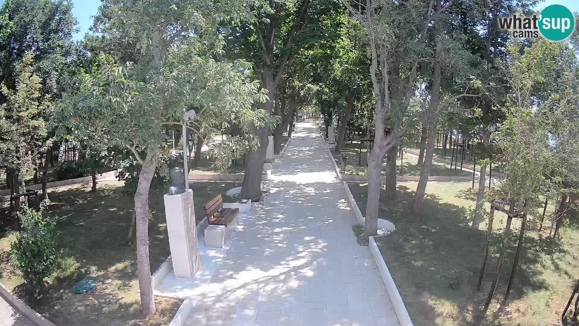 Writers’ Park Webcam Senj – Live by the Sea