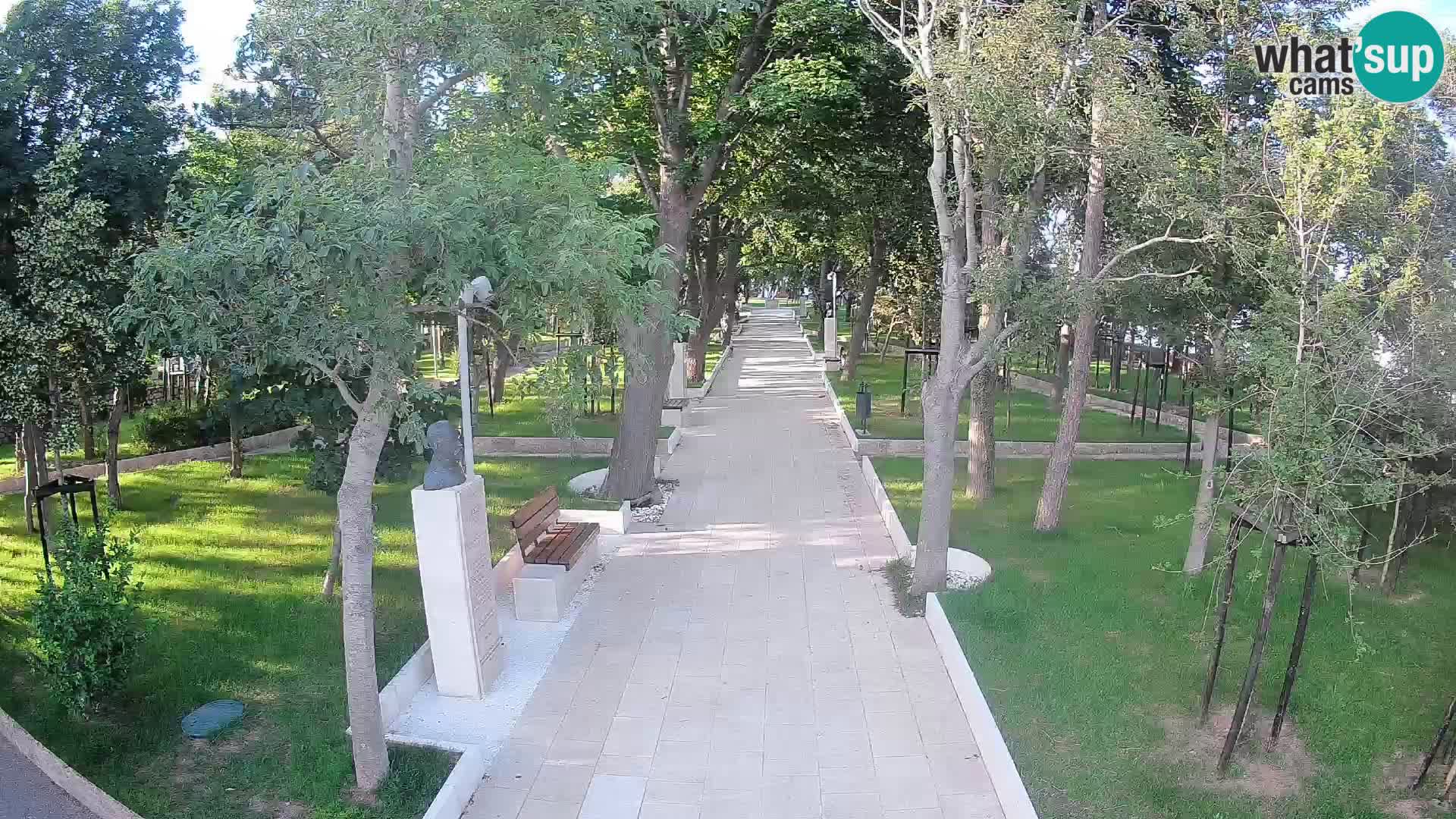 Webcam Schriftstellerpark Senj – Live am Meer