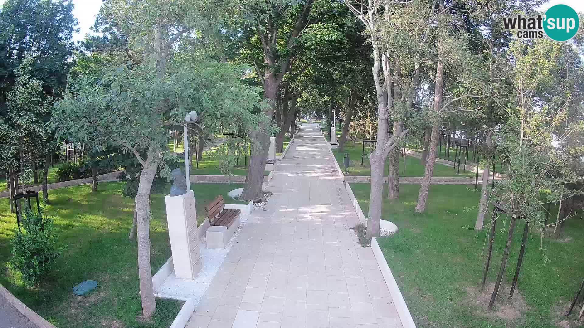 Writers’ Park Webcam Senj – Live by the Sea