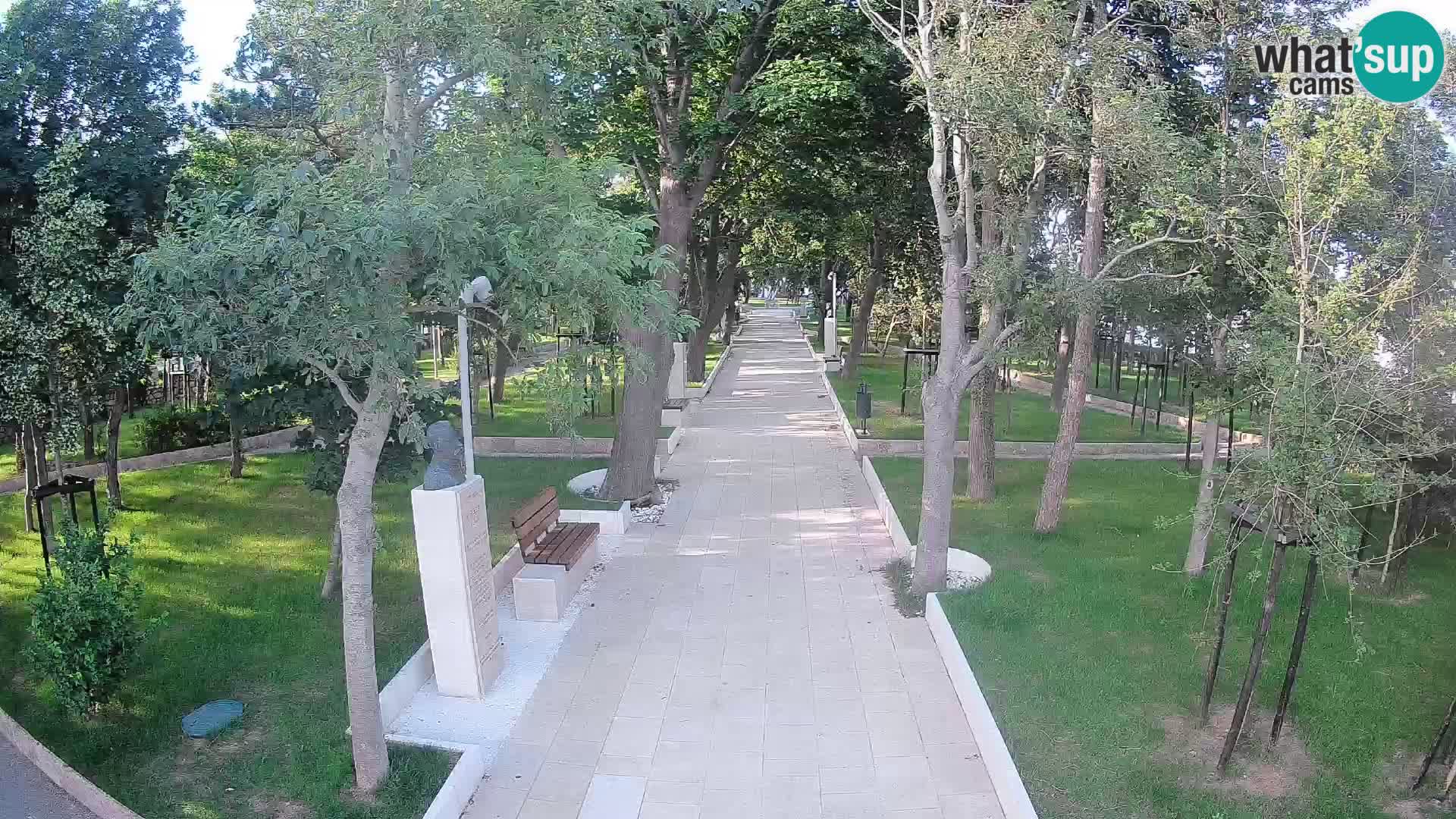 Writers’ Park Webcam Senj – Live by the Sea