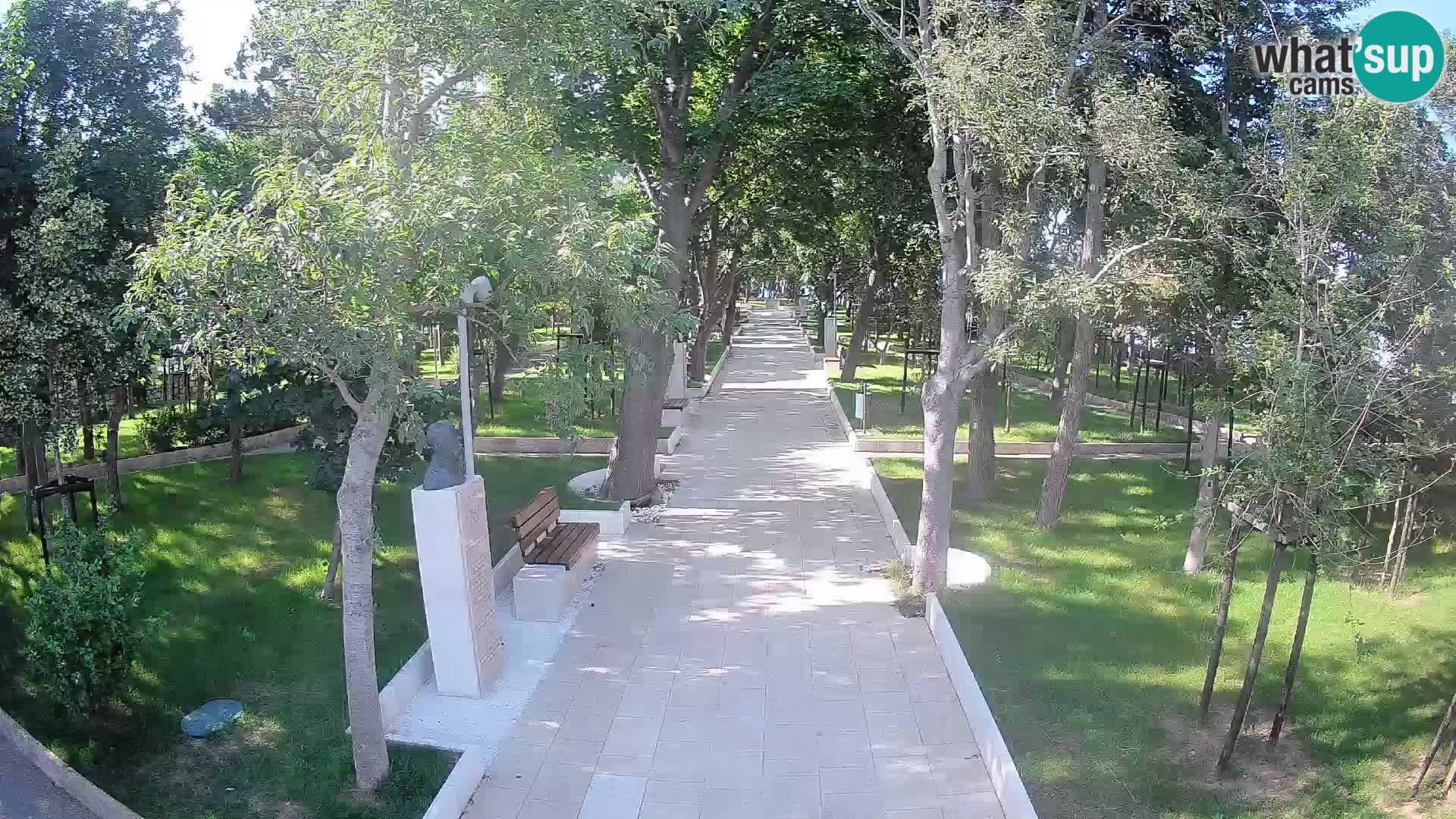Webcam Schriftstellerpark Senj – Live am Meer