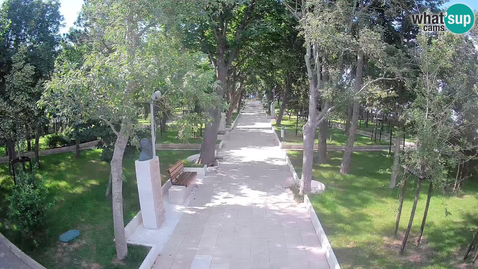 Writers’ Park Webcam Senj – Live by the Sea
