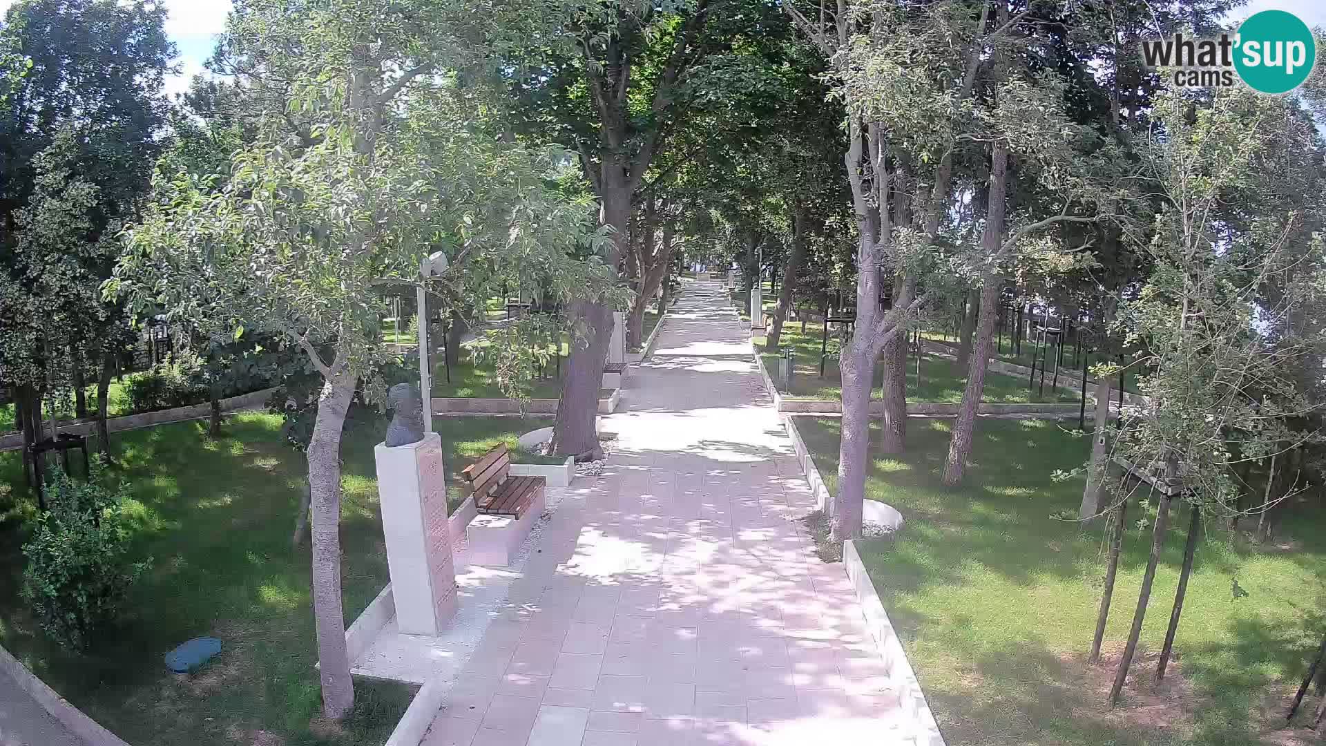 Writers’ Park Webcam Senj – Live by the Sea