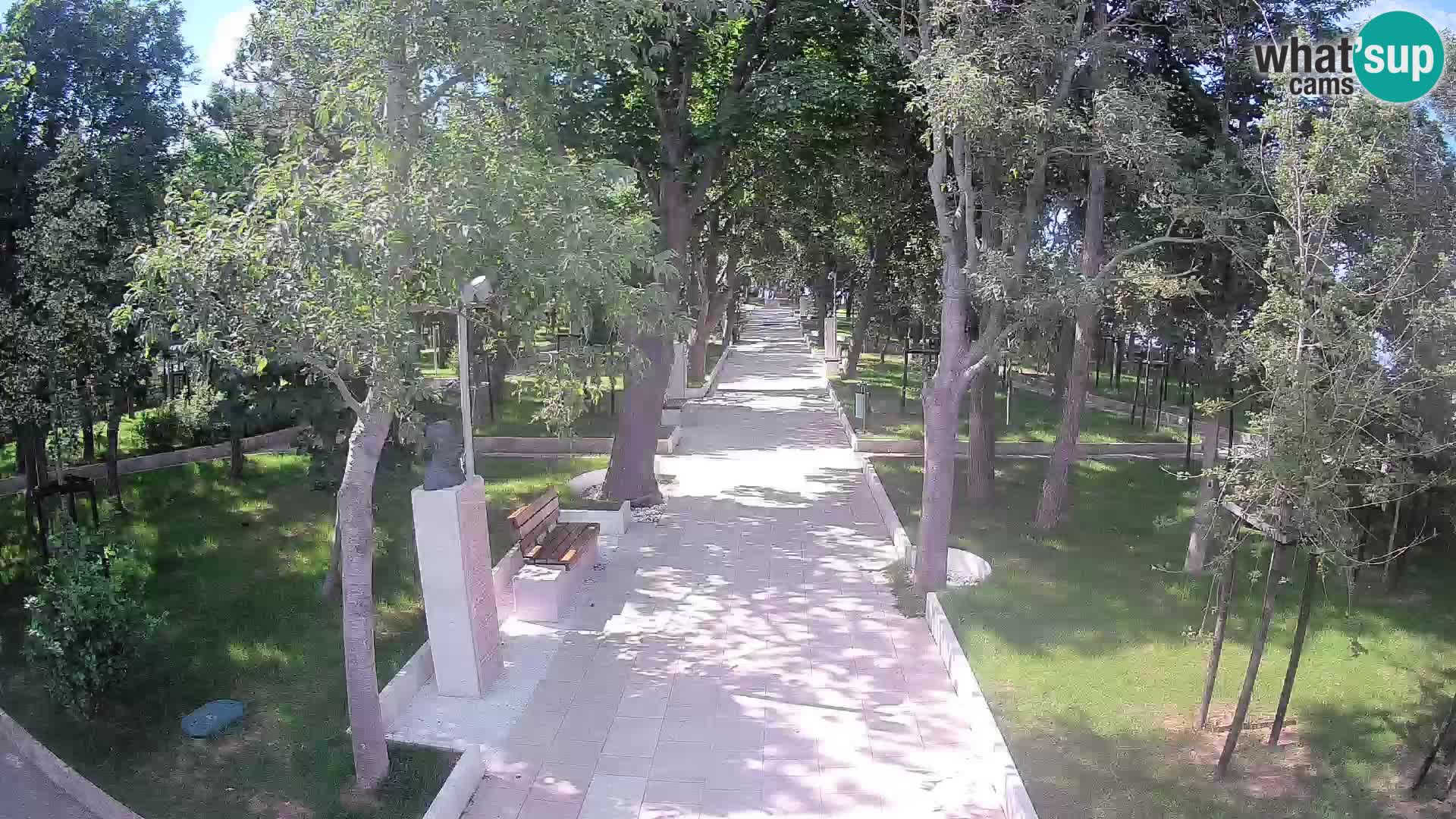 Writers’ Park Webcam Senj – Live by the Sea