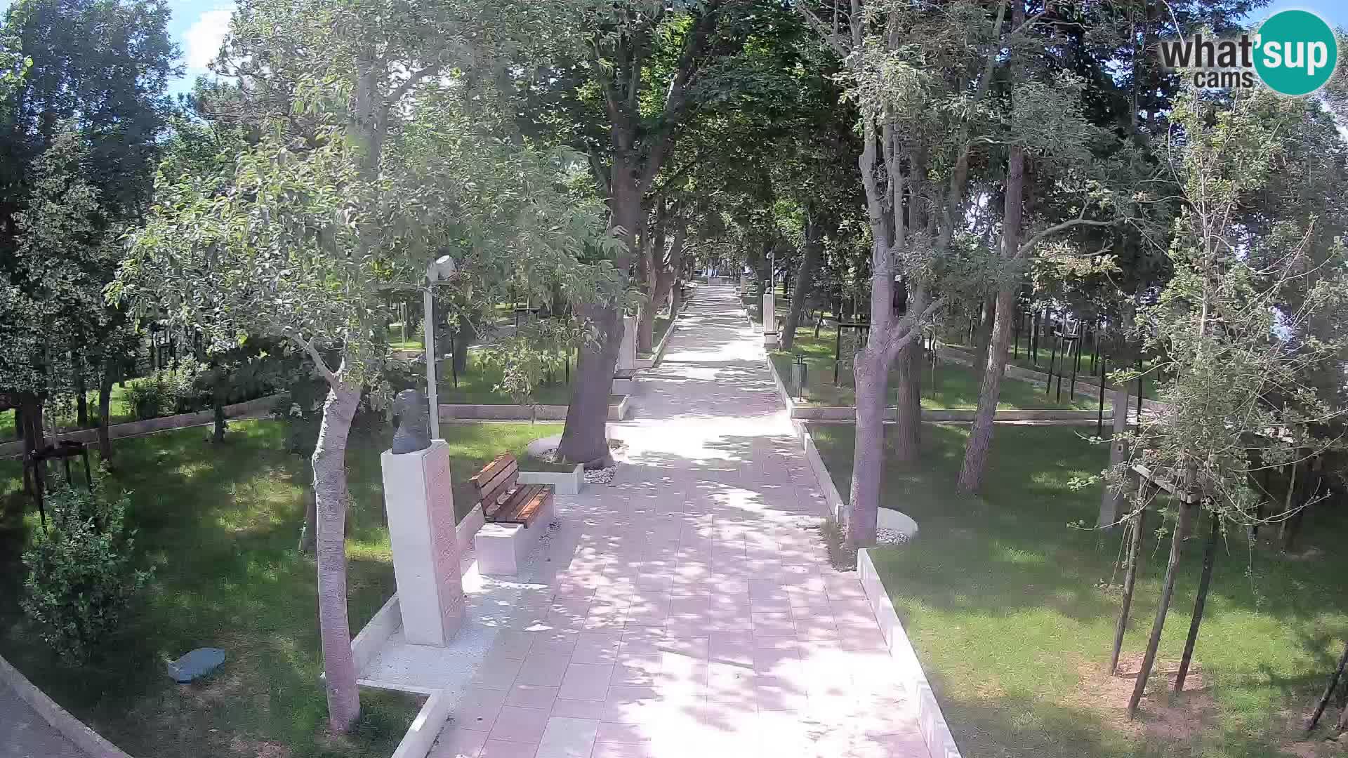 Writers’ Park Webcam Senj – Live by the Sea
