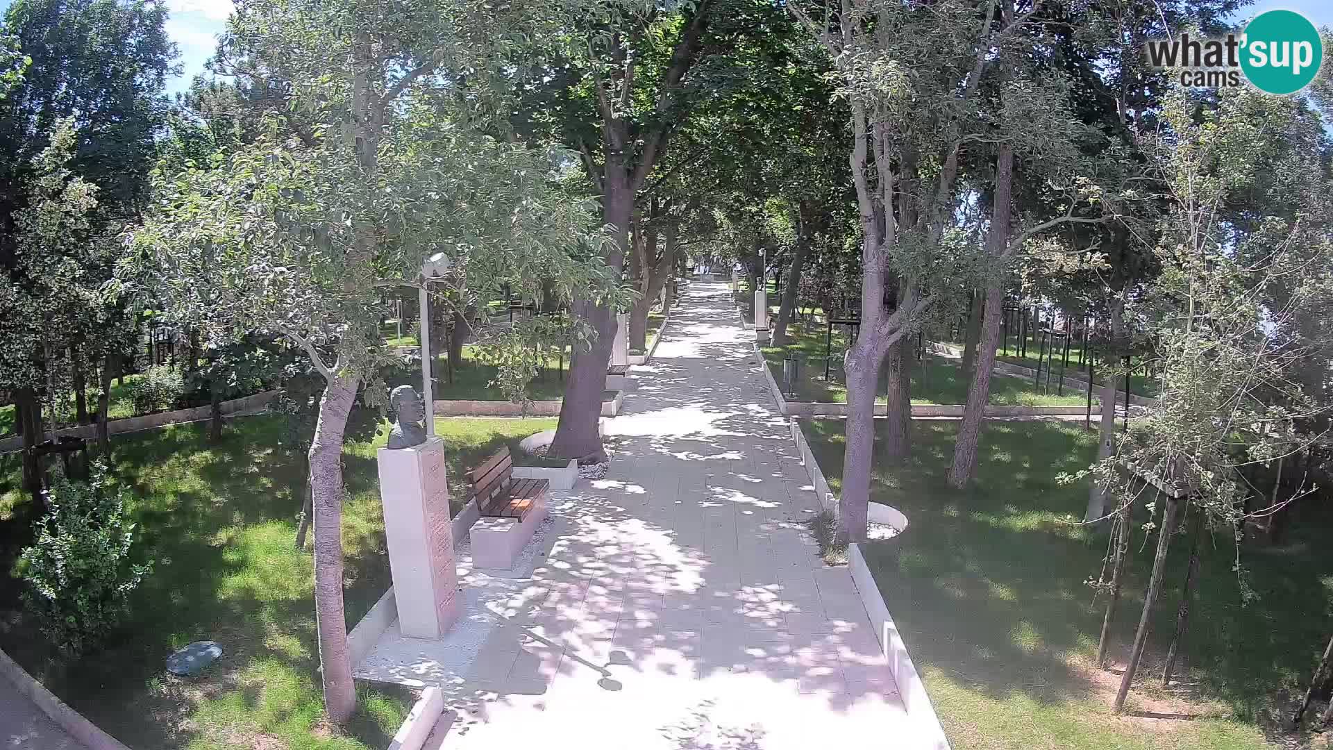 Writers’ Park Webcam Senj – Live by the Sea