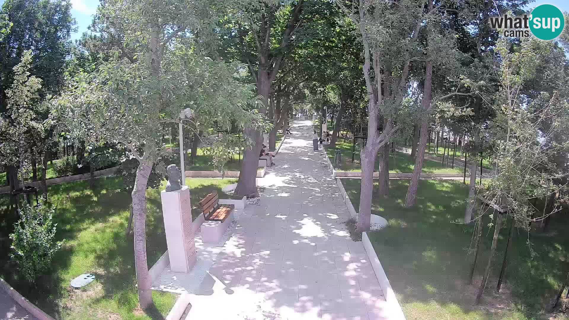 Writers’ Park Webcam Senj – Live by the Sea
