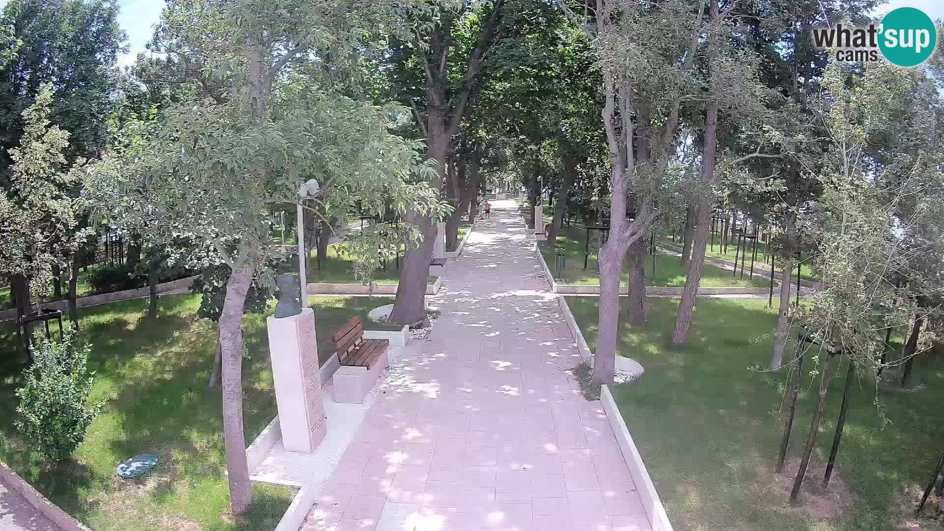 Writers’ Park Webcam Senj – Live by the Sea