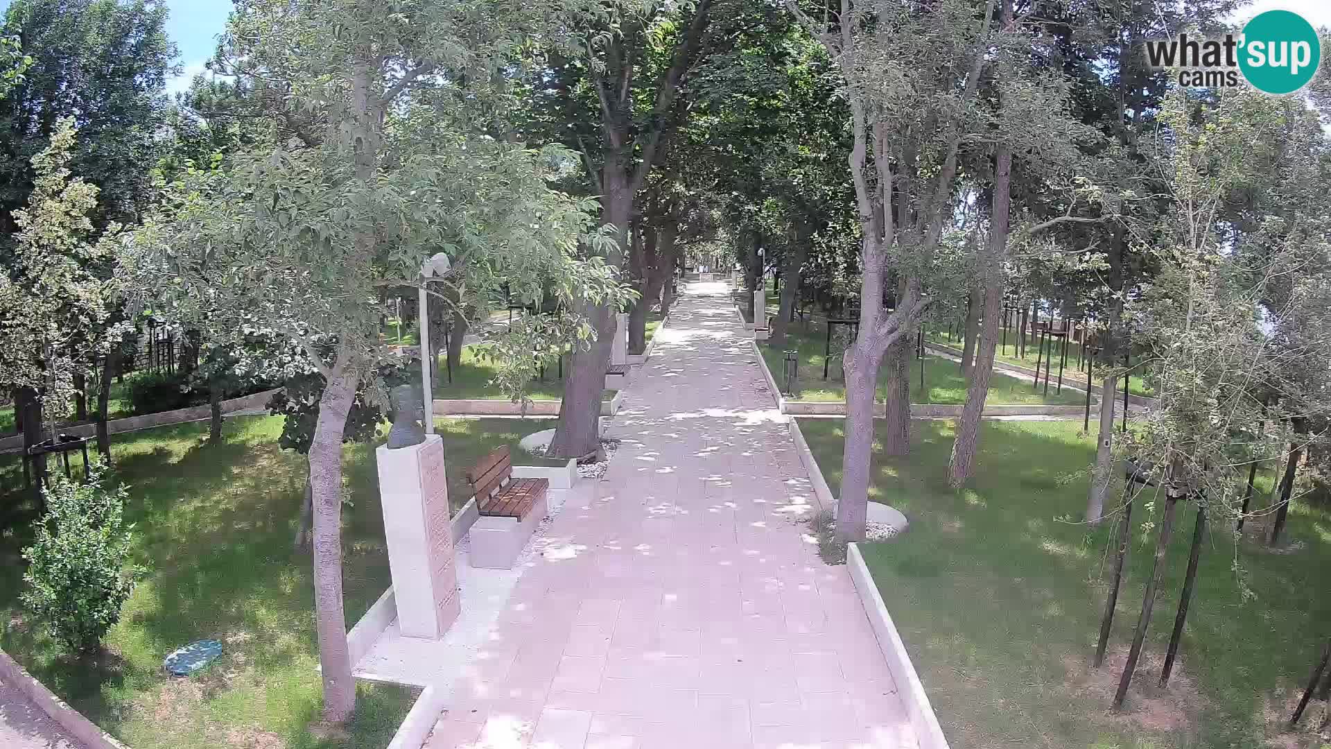 Writers’ Park Webcam Senj – Live by the Sea