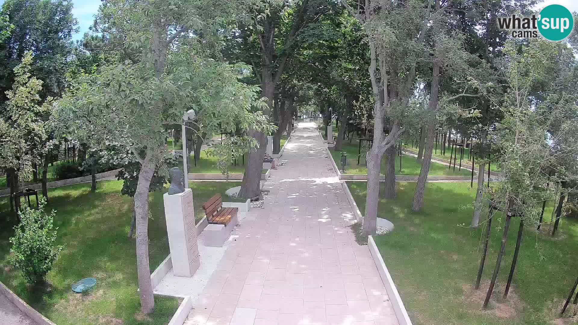 Writers’ Park Webcam Senj – Live by the Sea