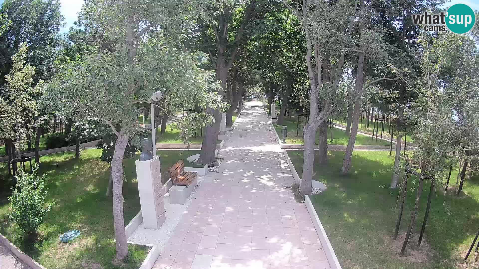 Writers’ Park Webcam Senj – Live by the Sea