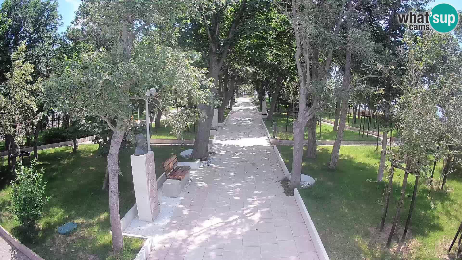 Writers’ Park Webcam Senj – Live by the Sea