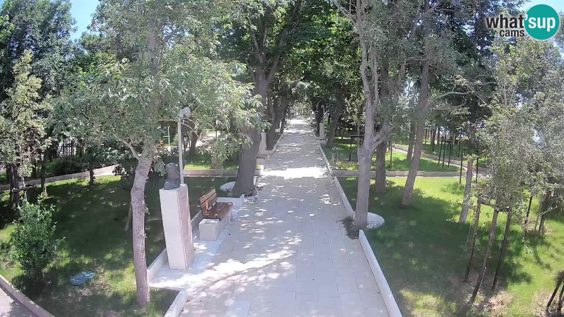 Writers’ Park Webcam Senj – Live by the Sea