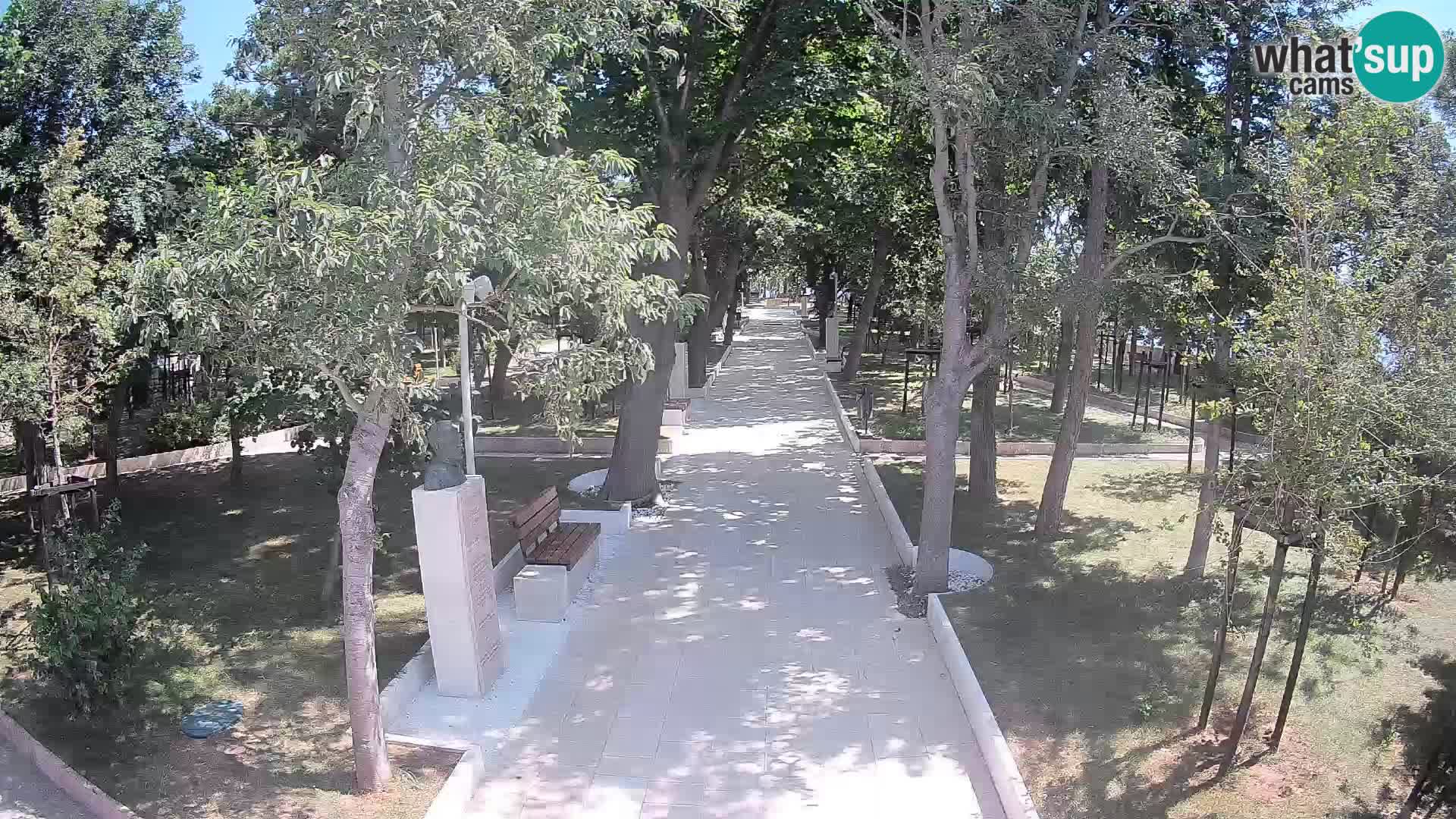 Writers’ Park Webcam Senj – Live by the Sea