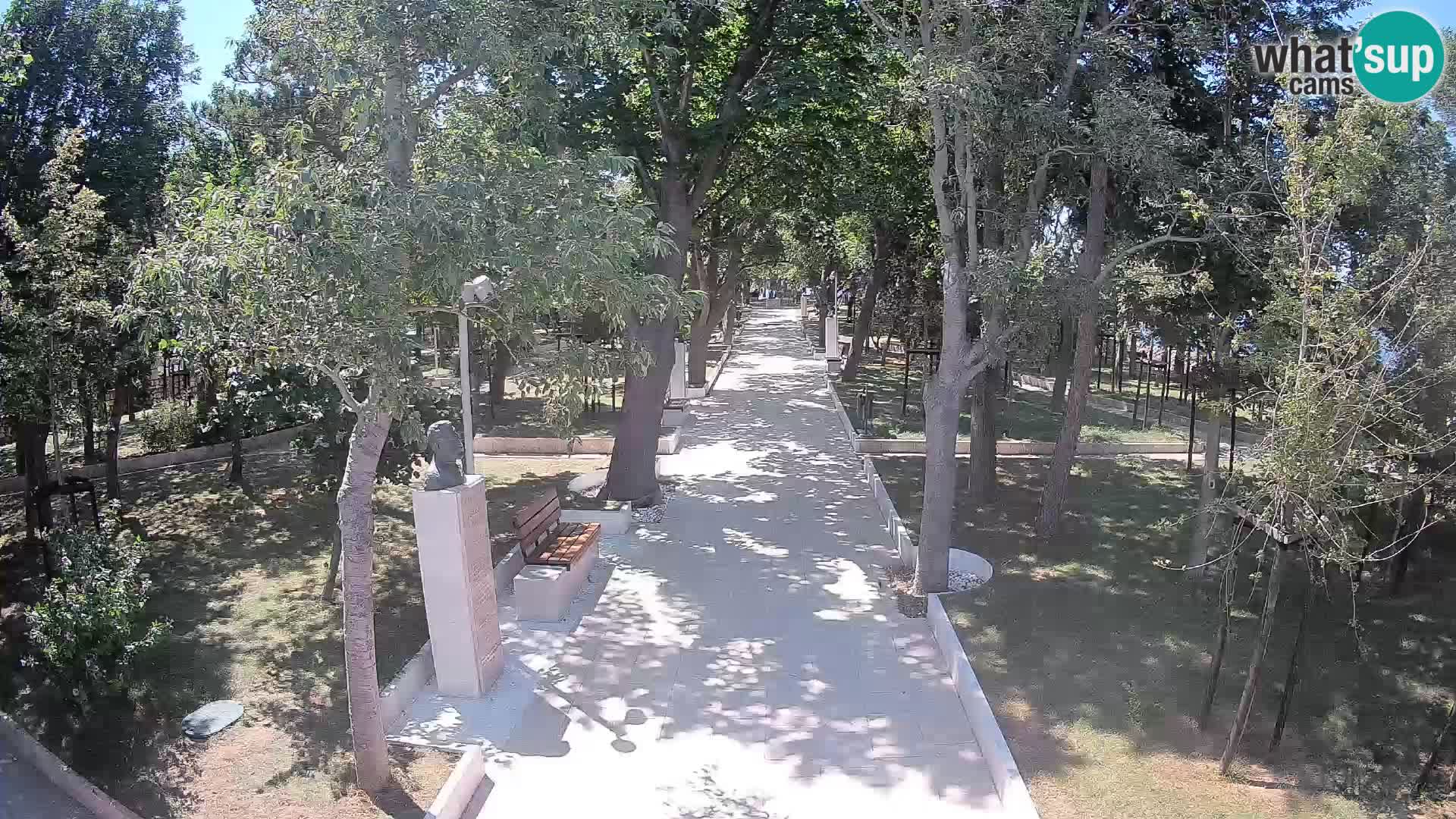 Writers’ Park Webcam Senj – Live by the Sea