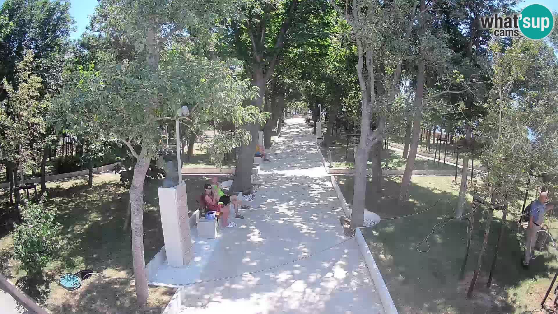 Writers’ Park Webcam Senj – Live by the Sea