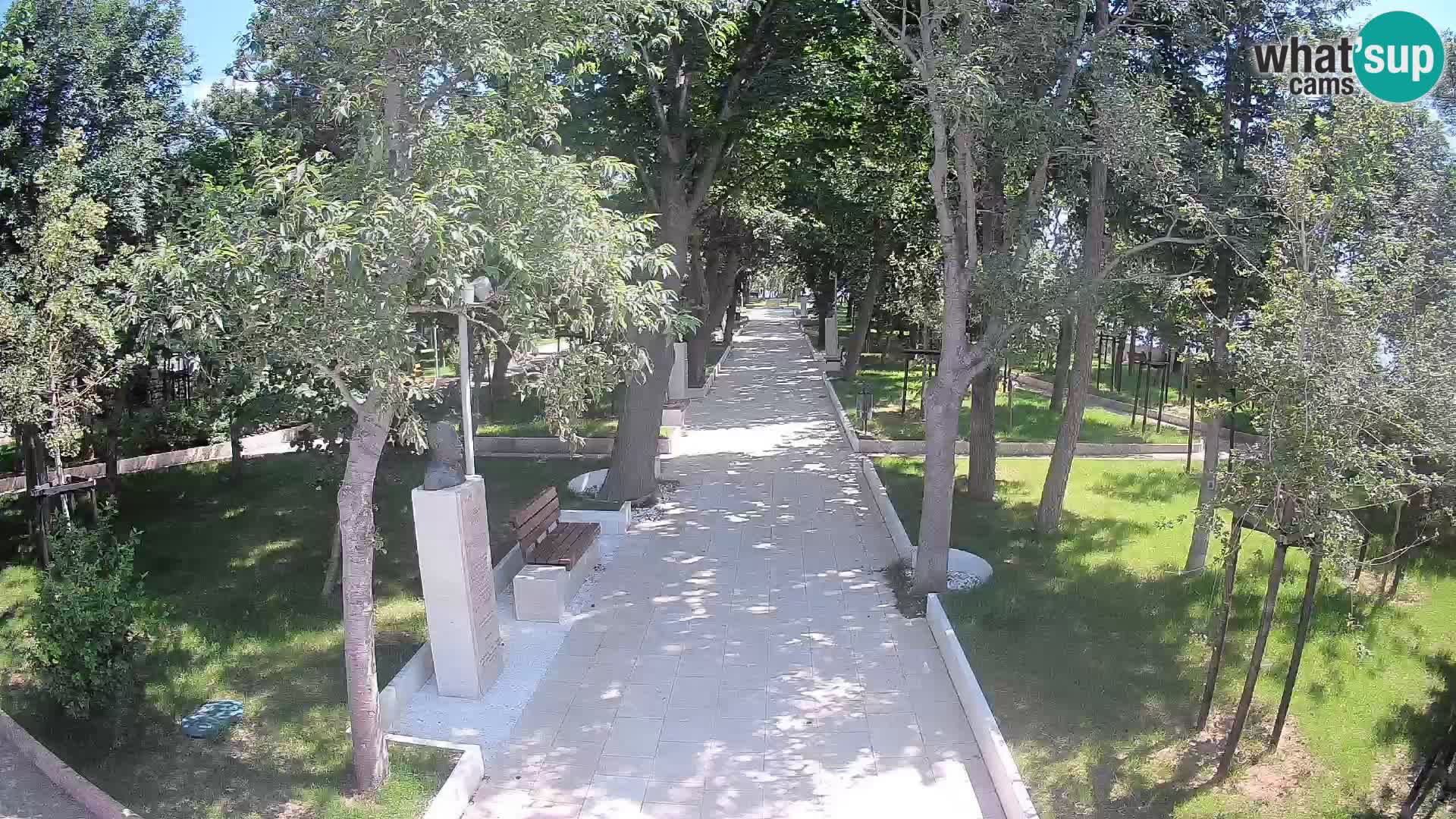 Writers’ Park Webcam Senj – Live by the Sea