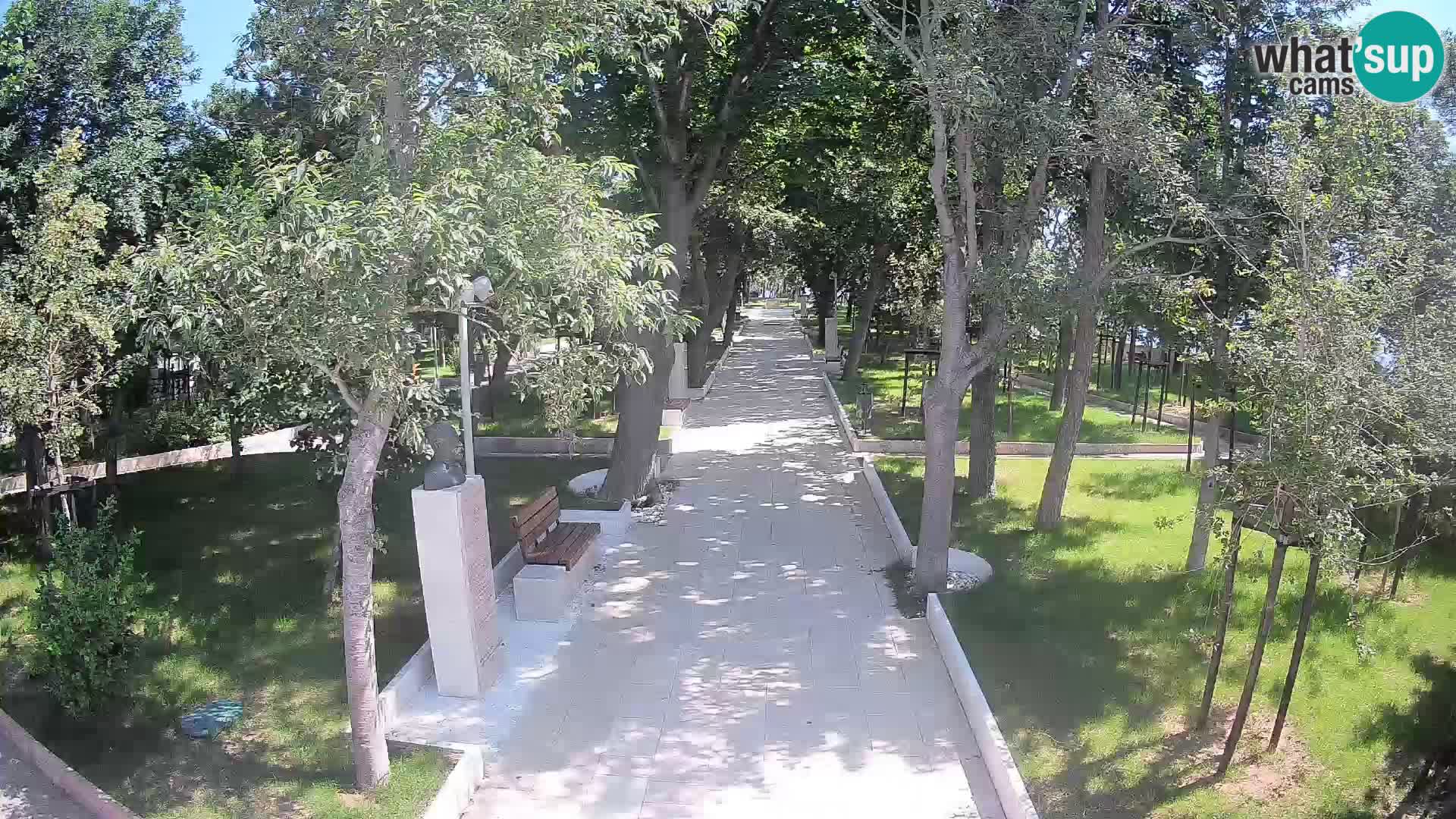 Webcam Schriftstellerpark Senj – Live am Meer
