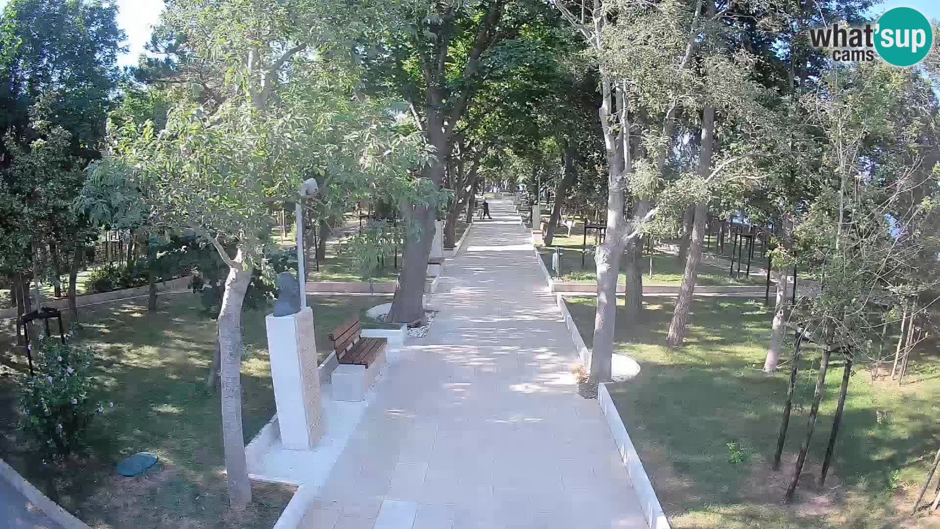 Writers’ Park Webcam Senj – Live by the Sea
