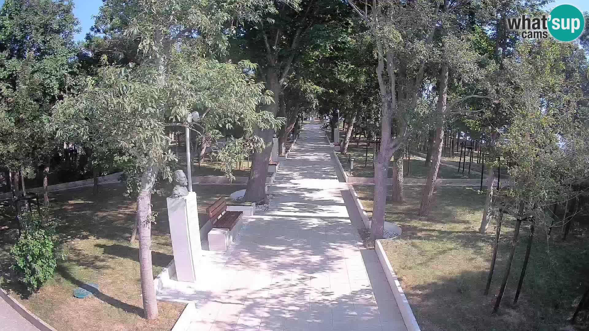 Writers’ Park Webcam Senj – Live by the Sea