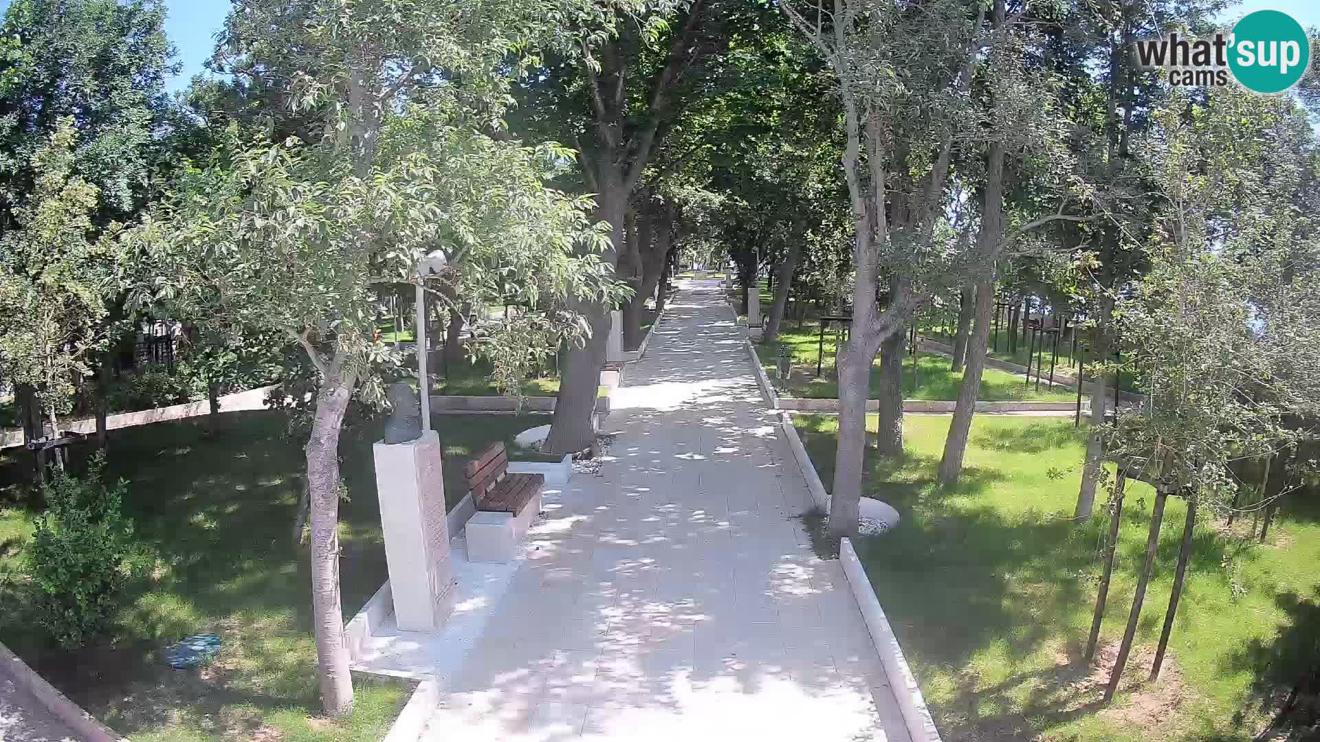 Webcam Schriftstellerpark Senj – Live am Meer