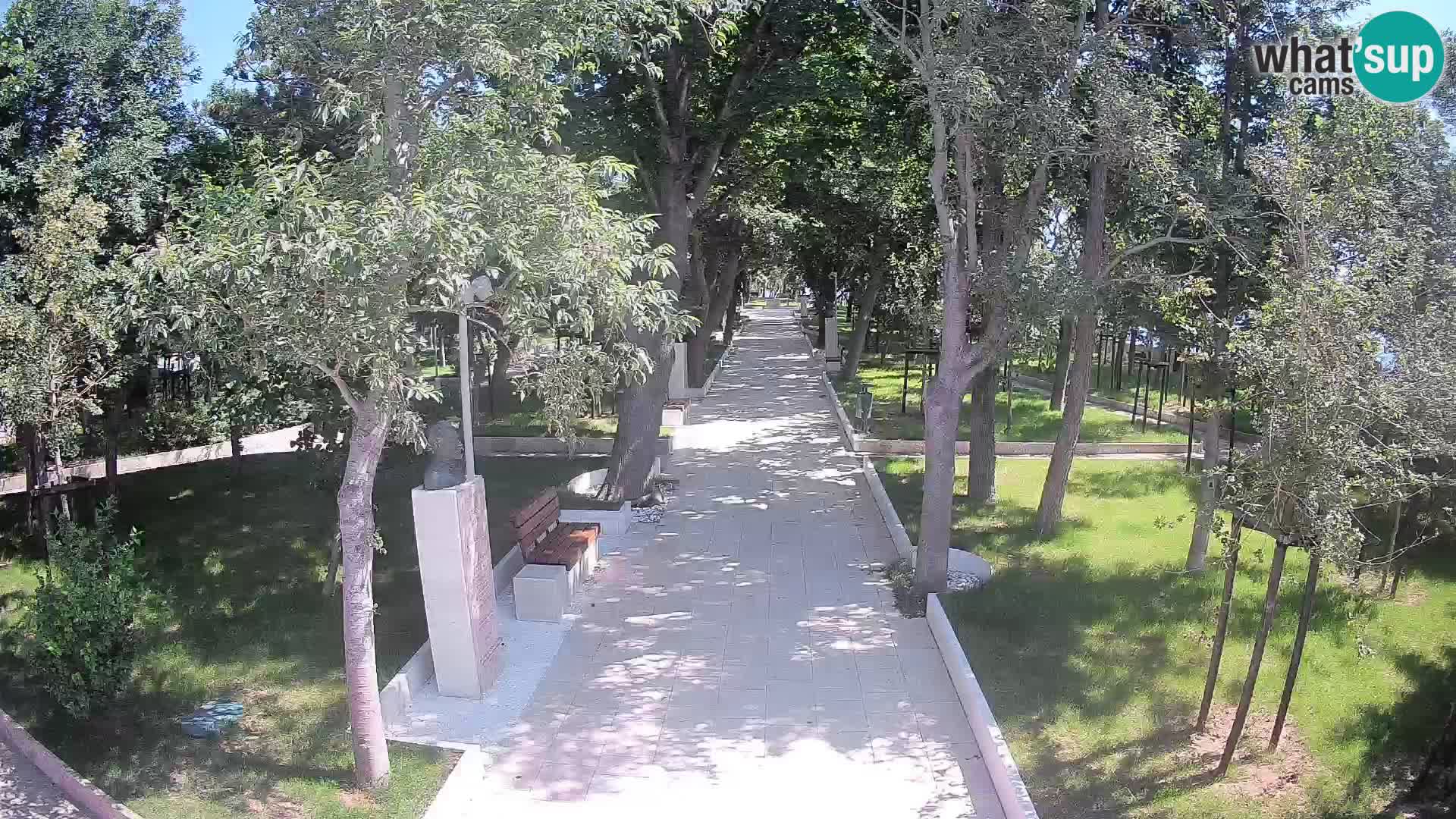 Writers’ Park Webcam Senj – Live by the Sea