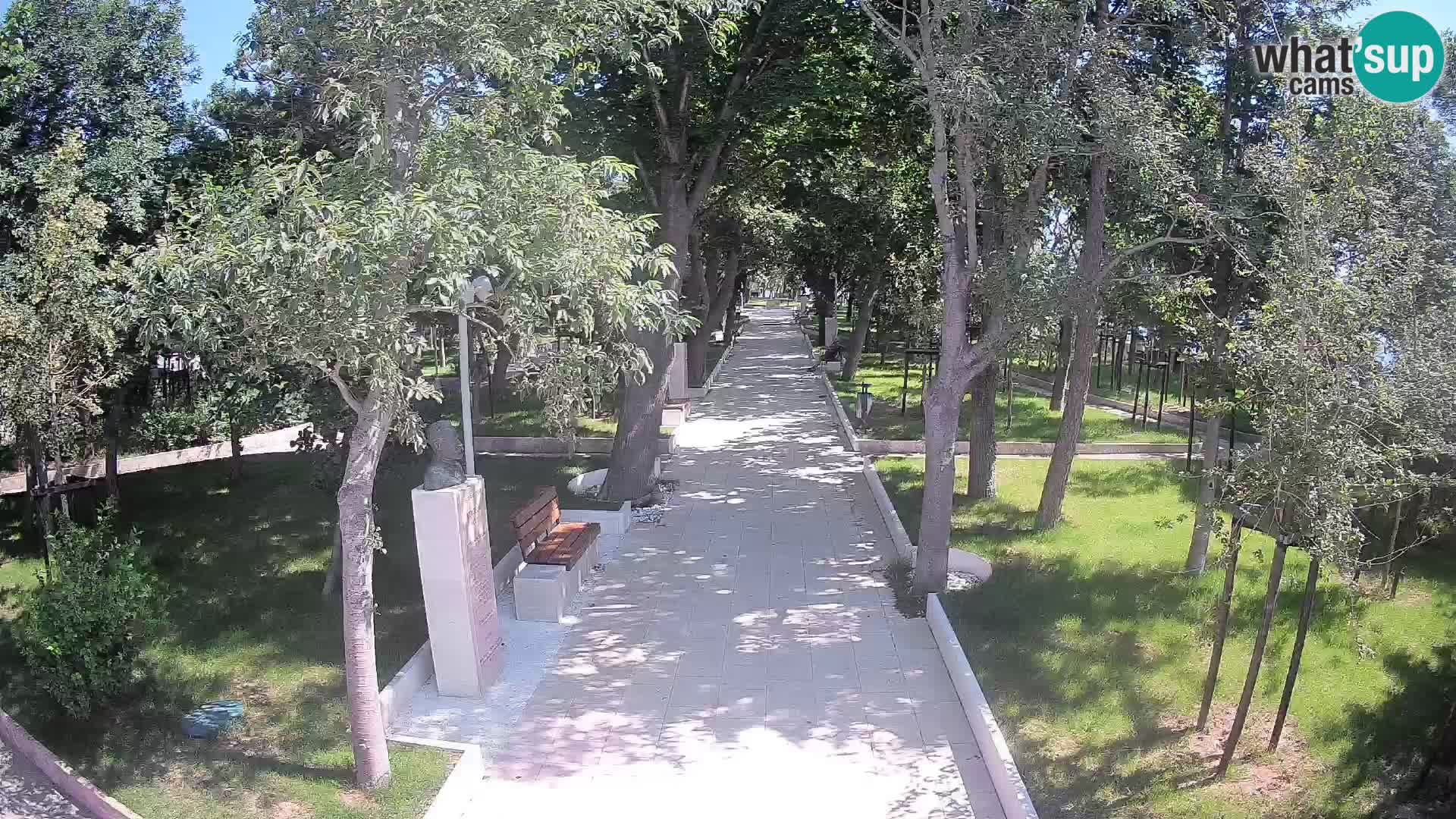 Writers’ Park Webcam Senj – Live by the Sea