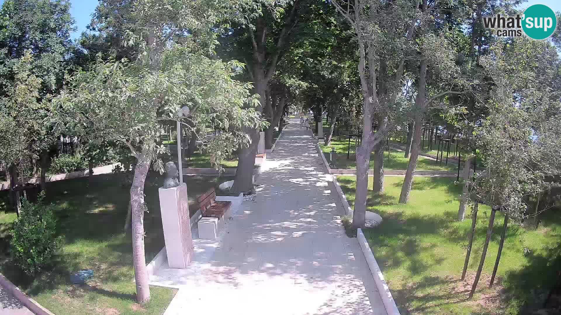 Writers’ Park Webcam Senj – Live by the Sea