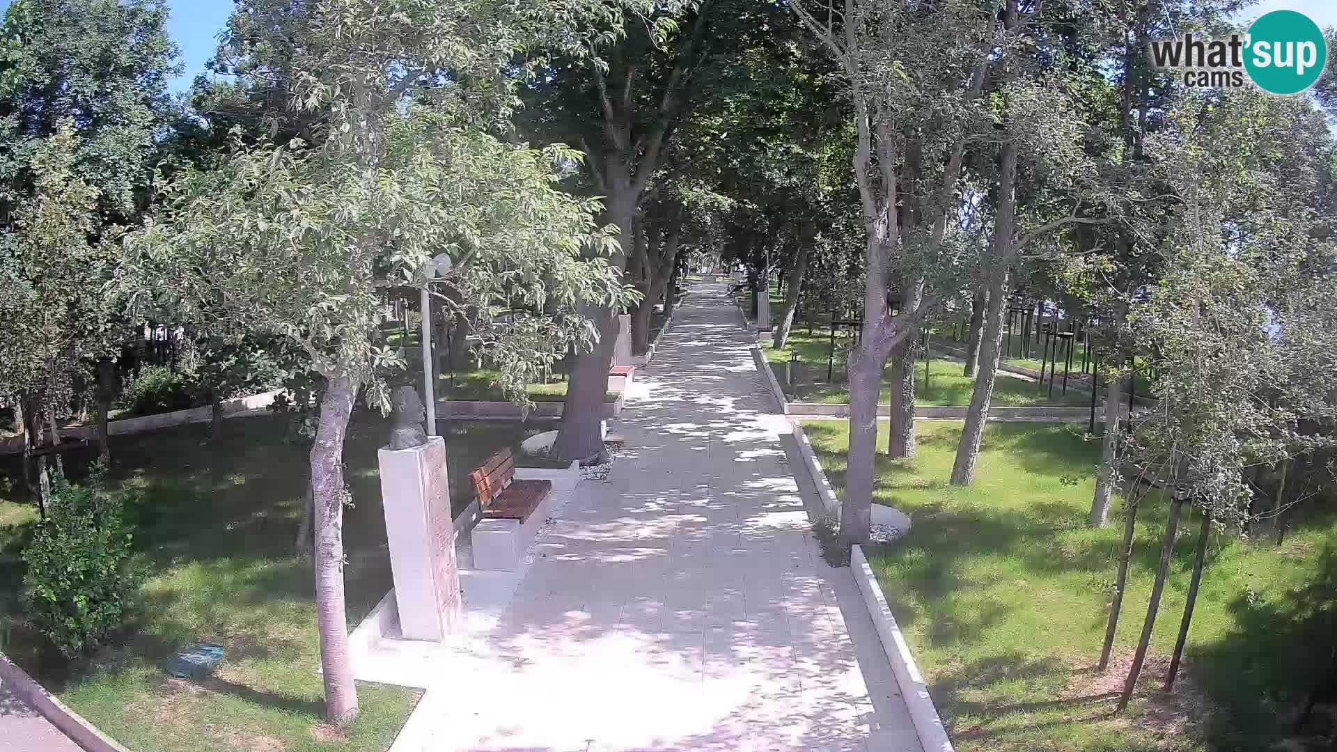 Writers’ Park Webcam Senj – Live by the Sea