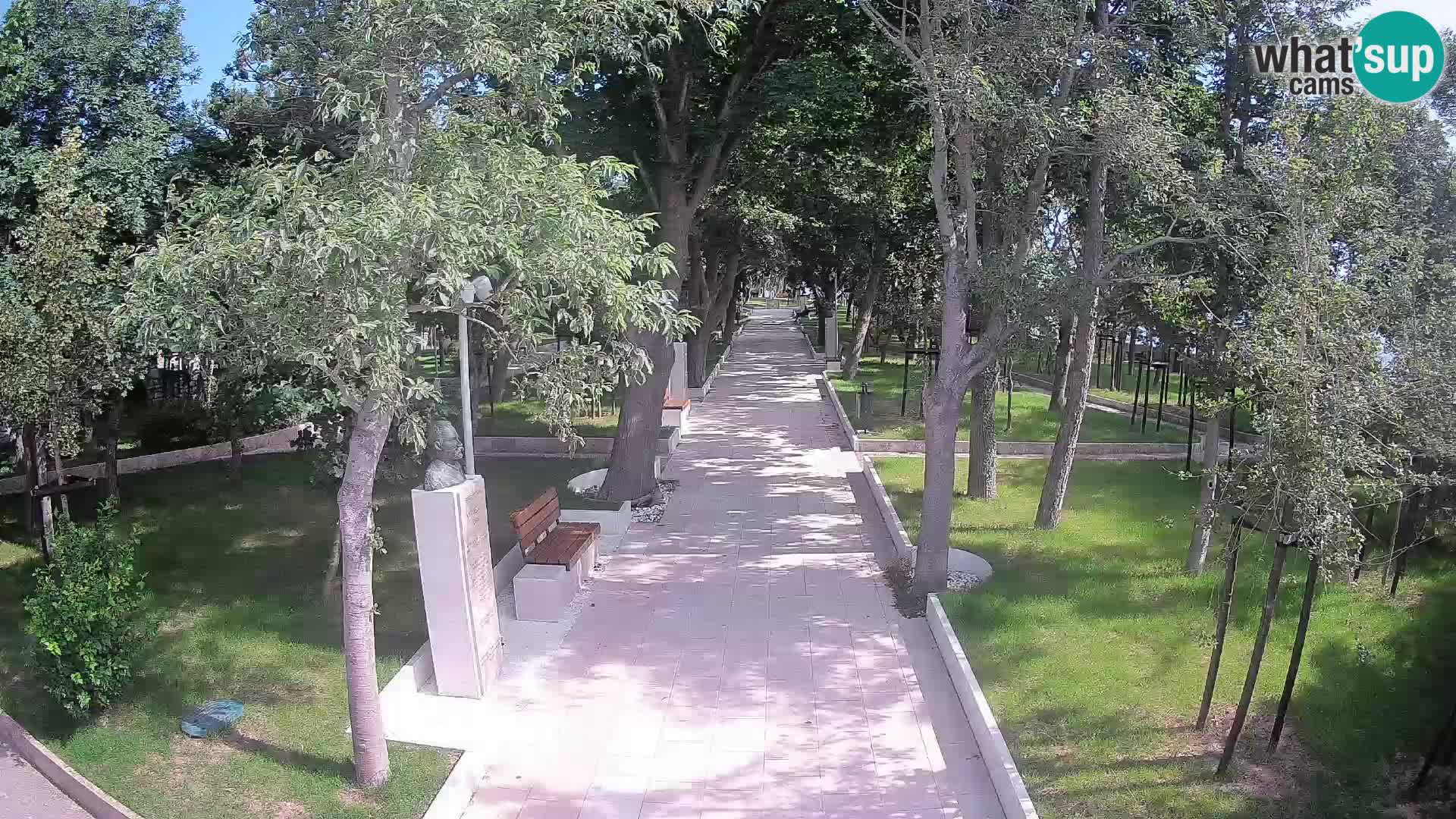 Writers’ Park Webcam Senj – Live by the Sea