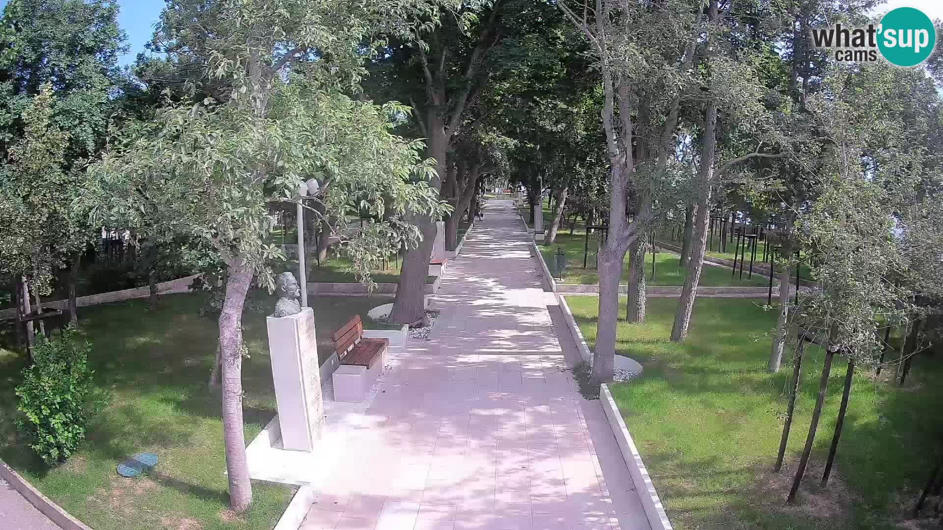 Writers’ Park Webcam Senj – Live by the Sea