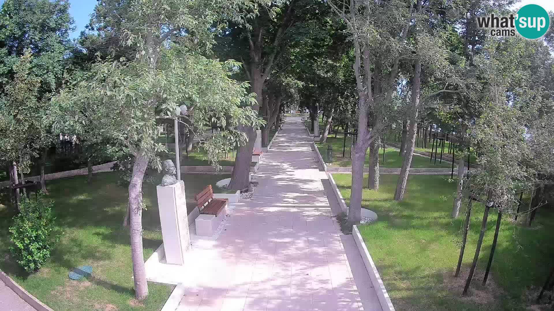Writers’ Park Webcam Senj – Live by the Sea