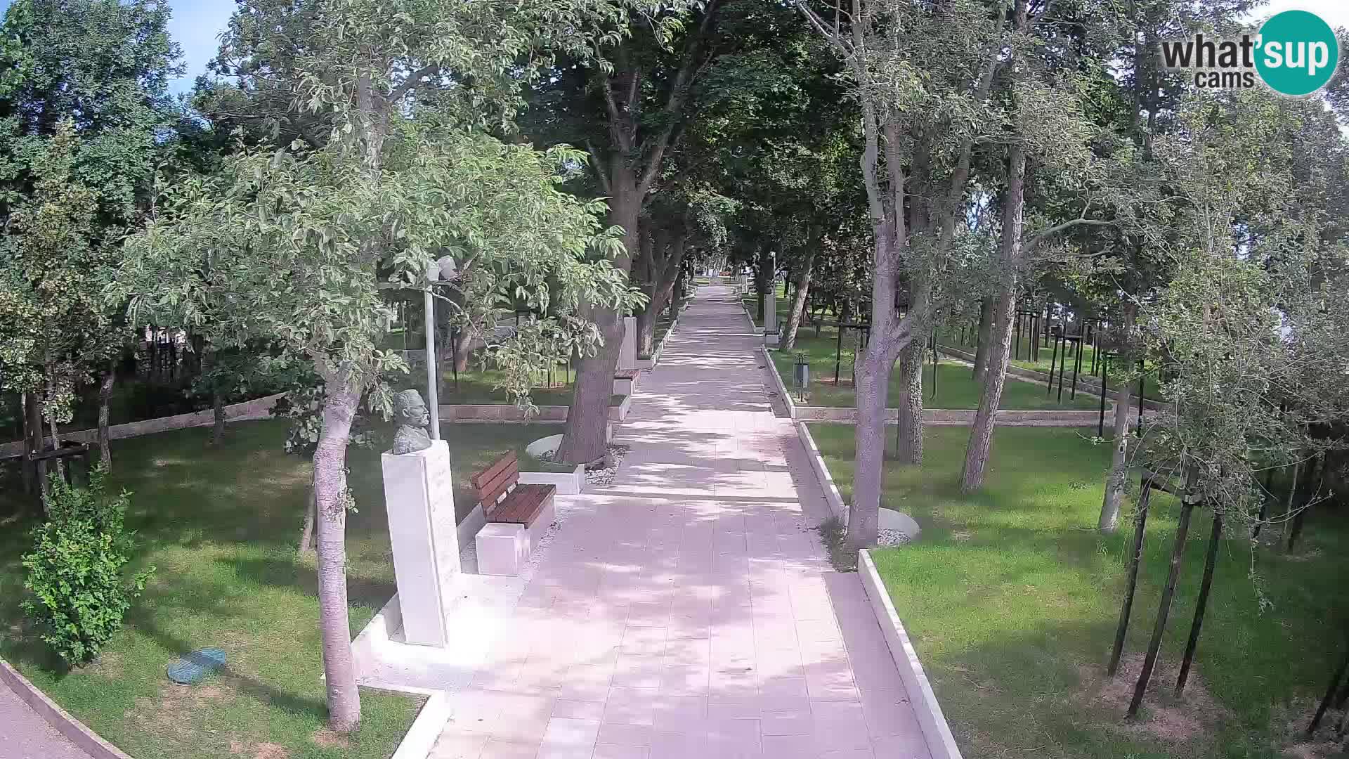Webcam Schriftstellerpark Senj – Live am Meer
