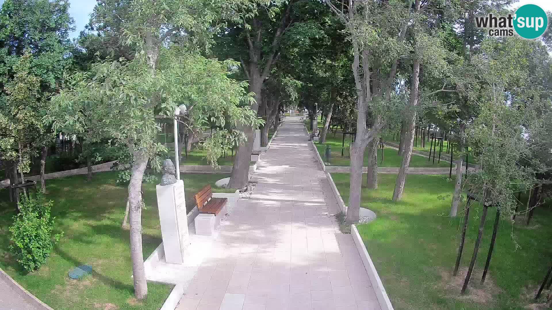 Writers’ Park Webcam Senj – Live by the Sea