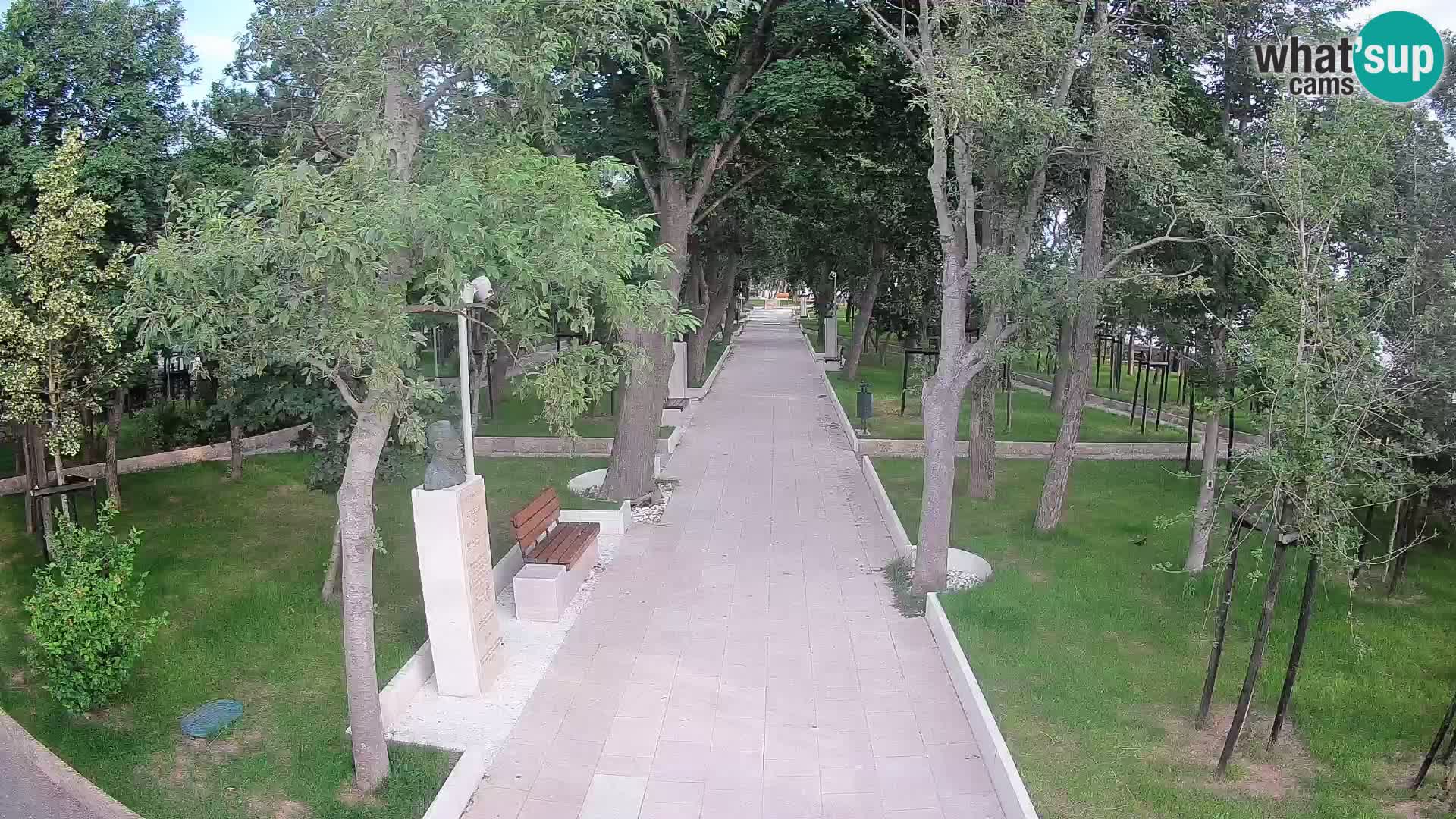 Writers’ Park Webcam Senj – Live by the Sea
