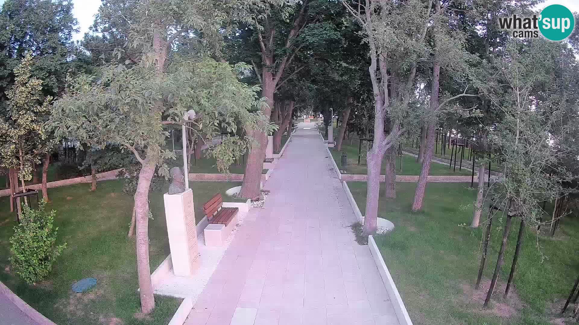 Writers’ Park Webcam Senj – Live by the Sea