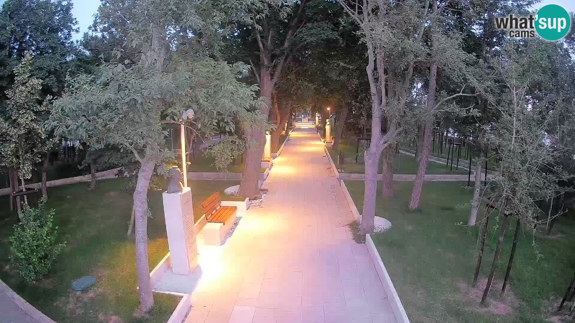 Writers’ Park Webcam Senj – Live by the Sea