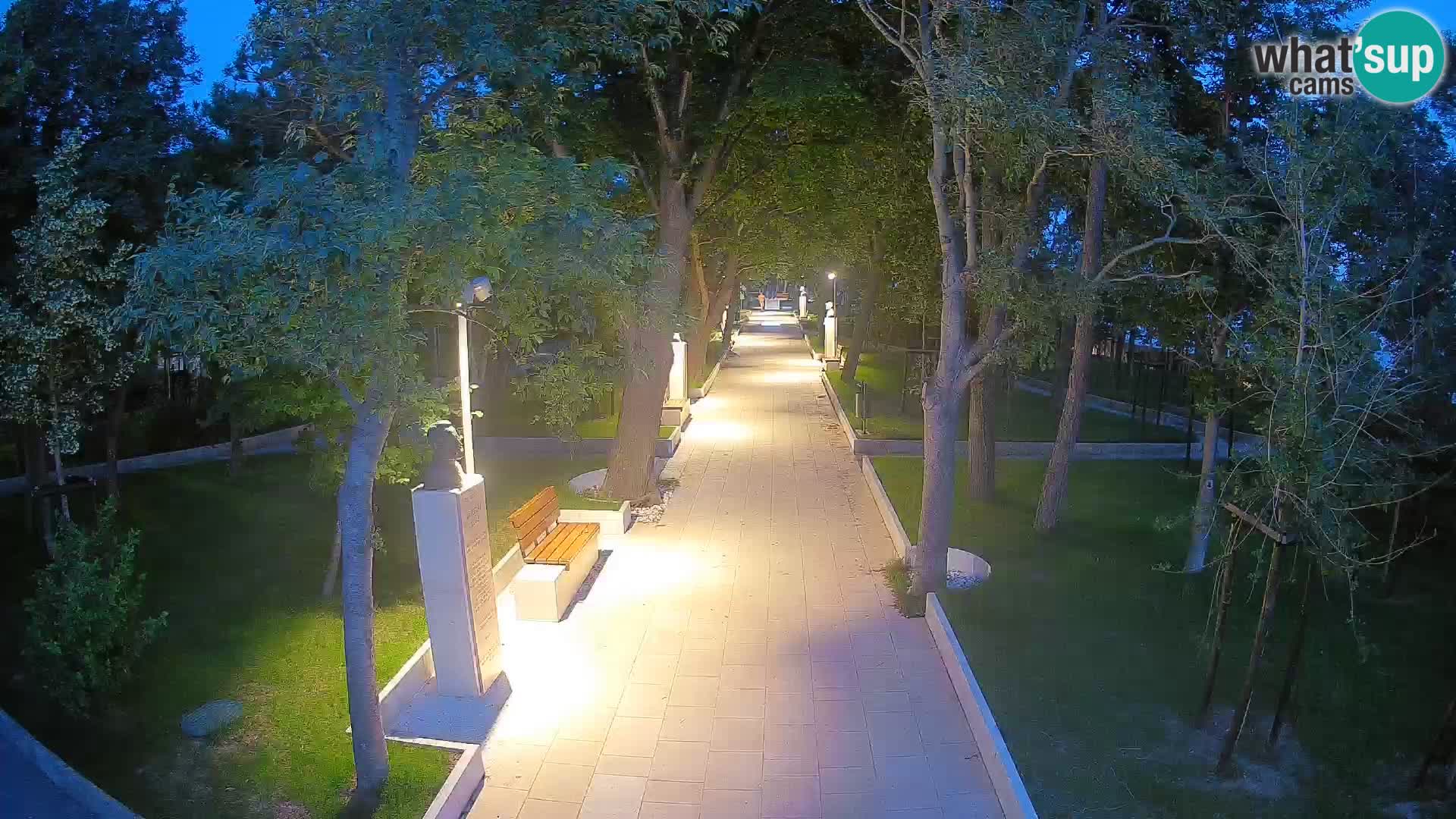 Writers’ Park Webcam Senj – Live by the Sea